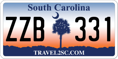 SC license plate ZZB331