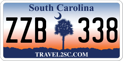 SC license plate ZZB338