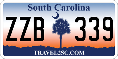 SC license plate ZZB339