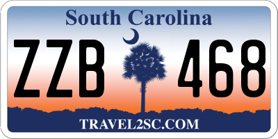 SC license plate ZZB468