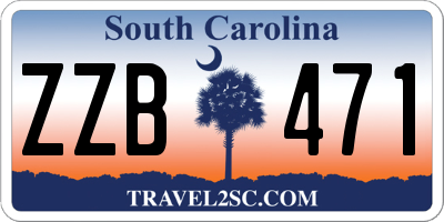 SC license plate ZZB471