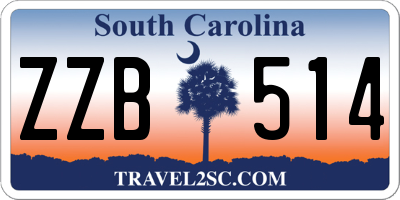 SC license plate ZZB514