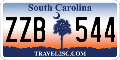 SC license plate ZZB544