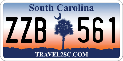 SC license plate ZZB561