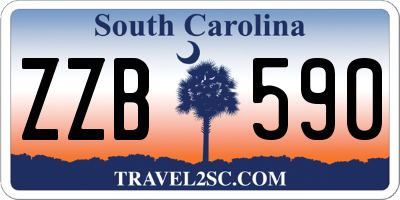 SC license plate ZZB590