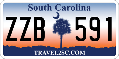 SC license plate ZZB591