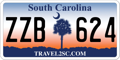 SC license plate ZZB624