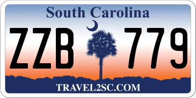 SC license plate ZZB779