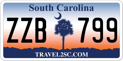 SC license plate ZZB799