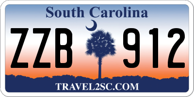 SC license plate ZZB912