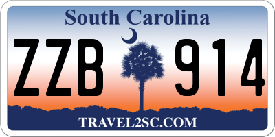 SC license plate ZZB914