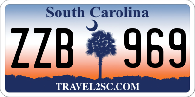 SC license plate ZZB969