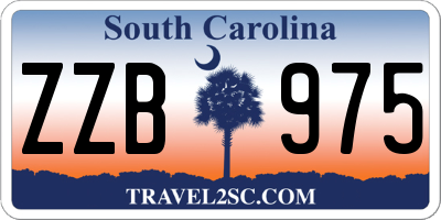 SC license plate ZZB975