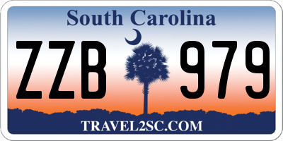SC license plate ZZB979
