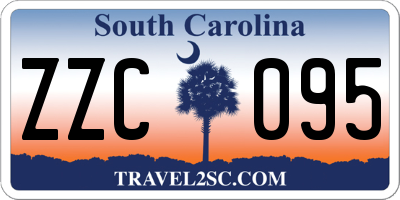 SC license plate ZZC095