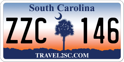 SC license plate ZZC146