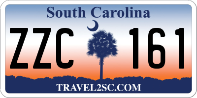 SC license plate ZZC161