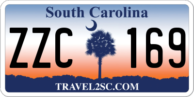 SC license plate ZZC169