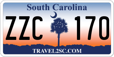 SC license plate ZZC170