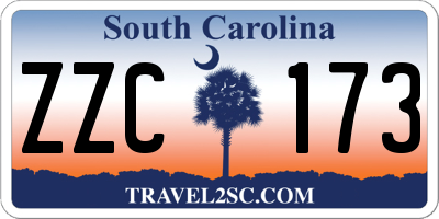 SC license plate ZZC173