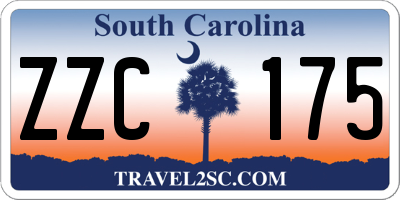 SC license plate ZZC175