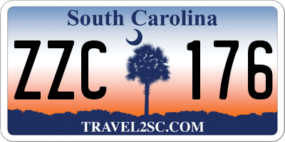 SC license plate ZZC176