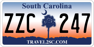 SC license plate ZZC247