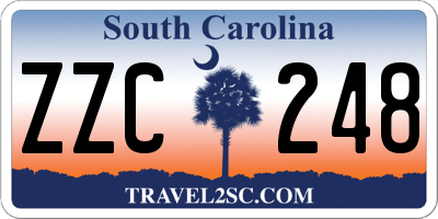 SC license plate ZZC248