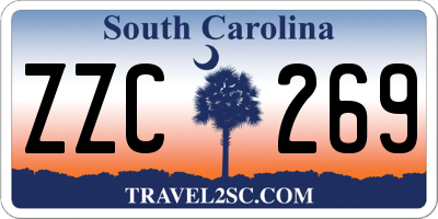 SC license plate ZZC269