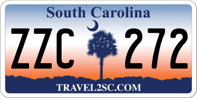 SC license plate ZZC272