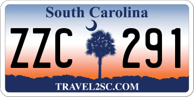 SC license plate ZZC291