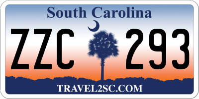 SC license plate ZZC293