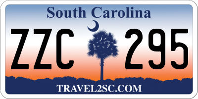 SC license plate ZZC295