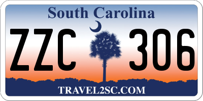 SC license plate ZZC306