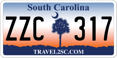 SC license plate ZZC317