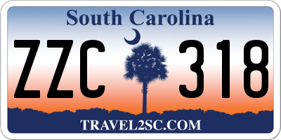 SC license plate ZZC318