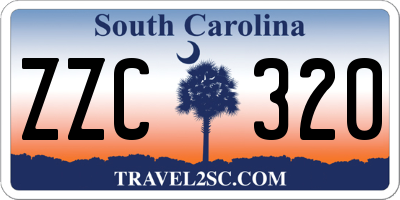 SC license plate ZZC320