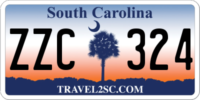 SC license plate ZZC324