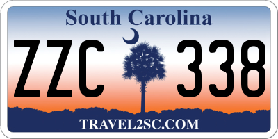 SC license plate ZZC338