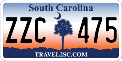 SC license plate ZZC475