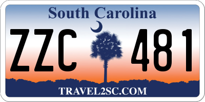 SC license plate ZZC481