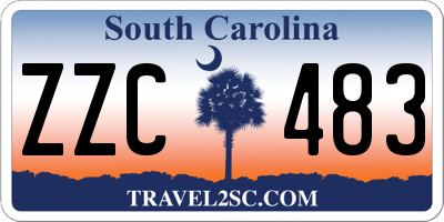 SC license plate ZZC483