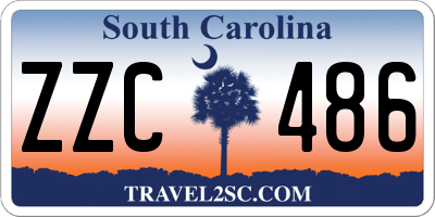 SC license plate ZZC486