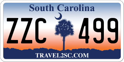 SC license plate ZZC499