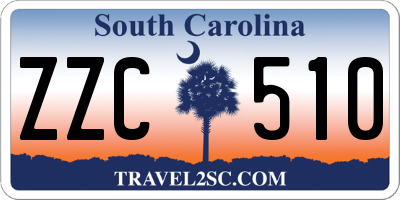 SC license plate ZZC510