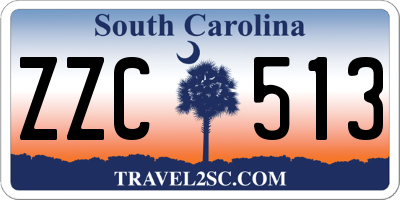 SC license plate ZZC513