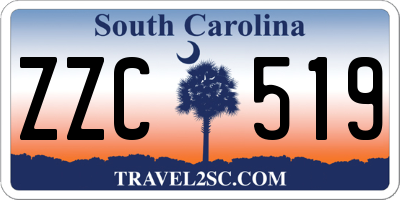 SC license plate ZZC519