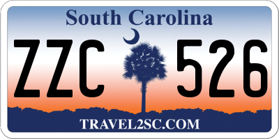 SC license plate ZZC526