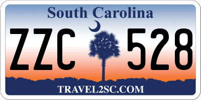 SC license plate ZZC528