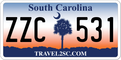 SC license plate ZZC531